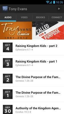 TUA Tony Evans android App screenshot 3